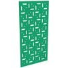 ProtectorAl 300-1200w x 1201-2400h Light Green/Gloss White Mosaic Unframed Composite Deco Panel