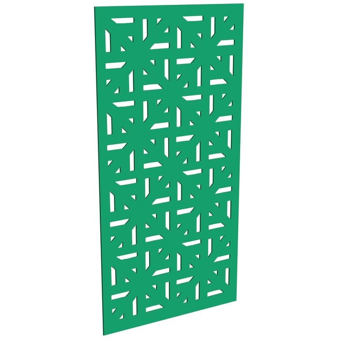 ProtectorAl 300-1200w x 1201-2400h Light Green/Gloss White Mosaic Unframed Composite Deco Panel
