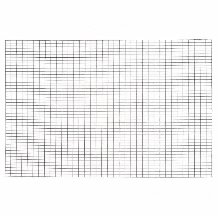Rapid 600 x 900 x 1.1mm 25 x 12.5 Silver Wire Mesh Panel