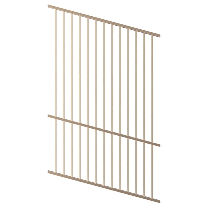 ProtectorAl 350 - 1200 x 1800mm Primrose Raked Up to 15º Flat Top Pool Fence Panel