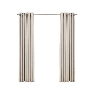 Mollers 1400 x 2500mm Ivory Ashford Blockout Eyelet Curtain - 1 Pack