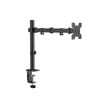 Single Screen Monitor Arm for 17-32" Displays Screen Holder Mount VESA in Matte Black - Monitor Arm