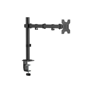 Single Screen Monitor Arm for 17-32" Displays Screen Holder Mount VESA in Matte Black - Monitor Arm