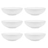 6PK Ecology 18.5cm Canvas Bowl Coupe Dinnerware - White