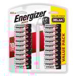 Energizer Max AA Batteries - 38 Pack