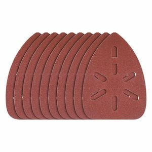 Ozito 80 Grit Medium Detail Sander Sanding Sheets - 10 Pack