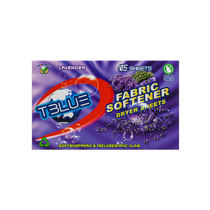 TBLUE Fabric Softener Dryer Sheet - Lavender 105 Sheets
