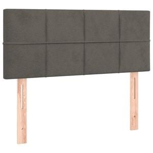vidaXL Headboard Upholstered Bed Header Furniture Dark Grey 100 cm Velvet