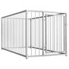 vidaXL Outdoor Dog Kennel Heavy Duty Garden Patio Dog Run House Safe Cage