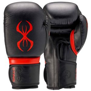 Sting Armapro Boxing Gloves - Black/Red - 12oz