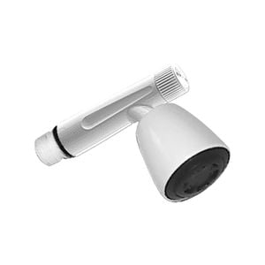 Felton White Variable Shower Head