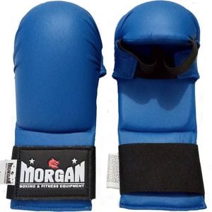 Morgan Wkf Style Karate Gloves [medium Blue]