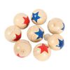 Deluxe 8 Wooden Ball Bowls Bocce Game Set
