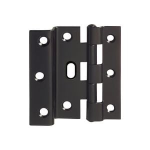 Lockwood Black Step Over Fixed Screen Door Hinge