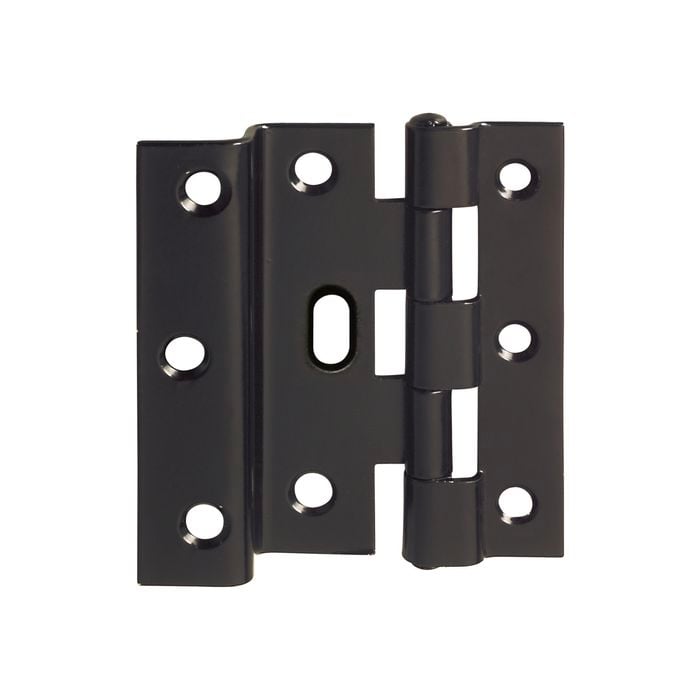 Lockwood Black Step Over Fixed Screen Door Hinge