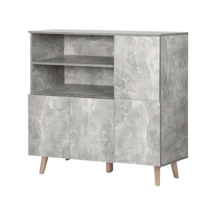 Levede Timber Buffet Sideboard Grey