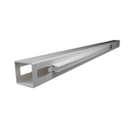 Think Fencing 127mm White PVC Line Post for 2340 x 1800mm Mystique Fence Panel