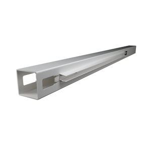 Think Fencing 127mm White PVC Line Post for 2340 x 1800mm Mystique Fence Panel