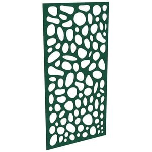 ProtectorAl 300-1200w x 1201-2400h Dark Green/Gloss White Riverstone Unframed Composite Deco Panel