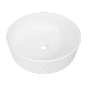 New England Joinery 360mm White Matt Diamond Basin