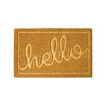 50 x 80cm Hello Coir Outdoor Mat