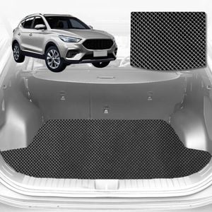6D Diamond Car Boot Mat for MG ZS ZST 2017-Current-Cargo Mat-Black-Outback GT