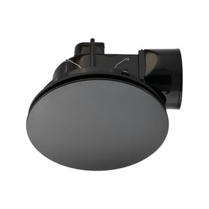 Mercator 290mm Black DIY Plug-In Round Exhaust Fan 