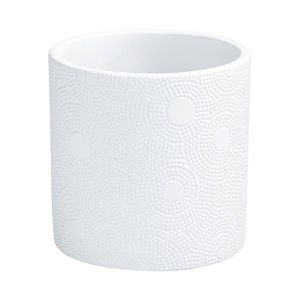 Eden 15cm Gloss White Mono Indoor Ceramic Planter