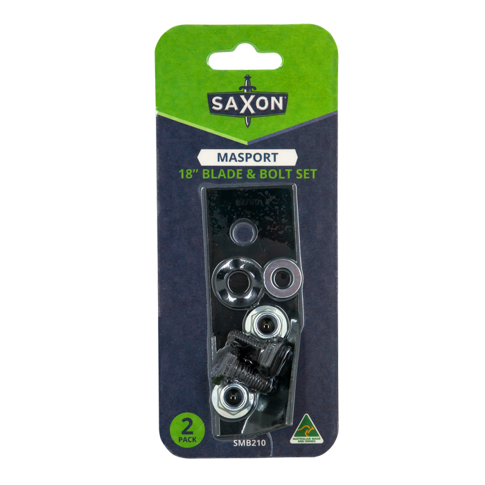 Saxon 18” Mower Blade & Bolt Set Suits Masport