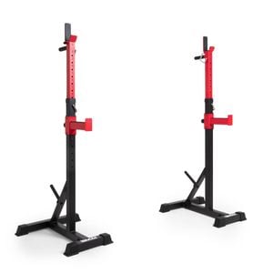 Smai Portable Squat Stand - Red / Black (pair) - Red / Black