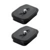 2PK FireFly Quick Release Plate QR-04 for FVT-04 Camera Tripod - Black