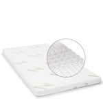 8cm Memory Foam Mattress Topper with Bamboo Cover - Single Size