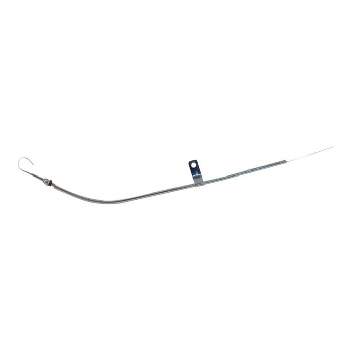 Engine Oil Dipstick & Tube Chrome Steel Small Block Chev 1980-1984