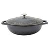 Westinghouse 4L 30cm Shallow Round Cast Iron Pot Ombre Grey