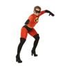 Disney Pixar The Incredibles Elastigirl Women's Halloween Costume with Eyemask and Gloves, Colour, Small