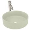 CIBO Sage Green Thin Edge Round Basin
