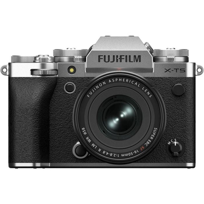 FUJIFILM X-T5 Camera w/ XF 16-50mm Lens (Silver)