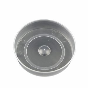 Garden City Plastic Black Grow Pot Saucer - Clear 129mm