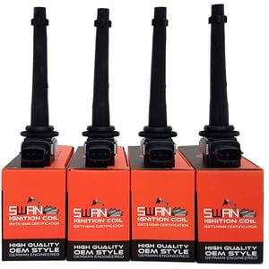 4-Pack SWAN Ignition Coil for Nissan Tiida (C11) & X-Trail (T31)