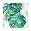 Artey | Summer Botanics I - Framed Canvas - Natural Frame - 50 x 50cm
