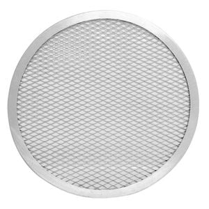 Vogue Perforated Pizza Tray Aluminium 230mm 9 Inch Commercial Kitchen Crispy Base