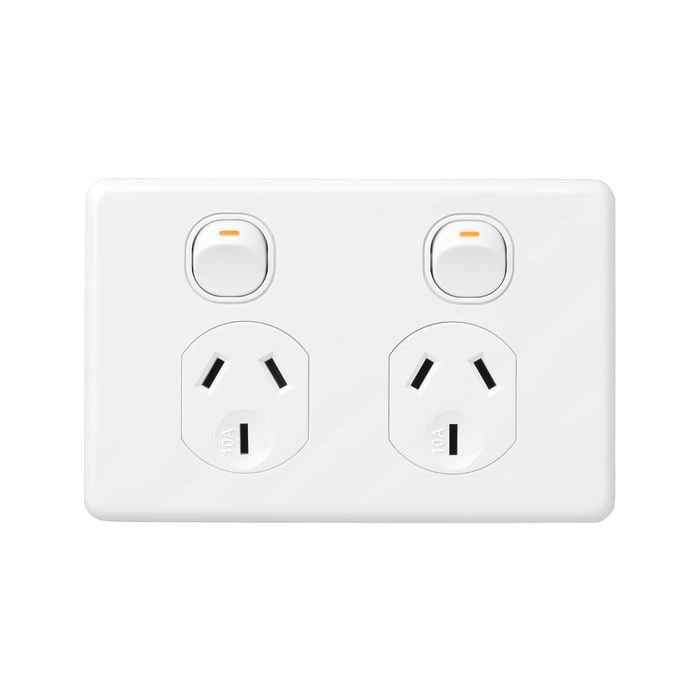 DETA X6 White Double Power Point - White