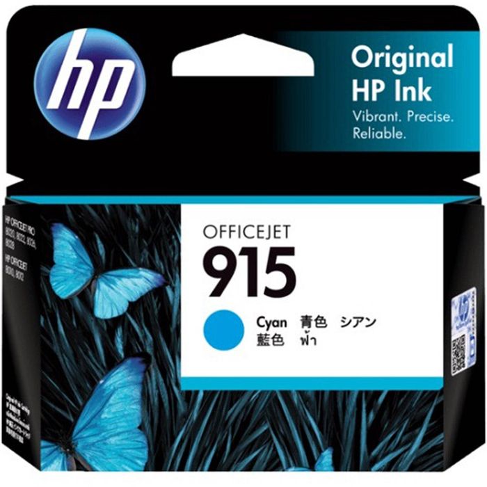HP GENUINE Original HP 915 Cyan Ink Cartridge Toner Officejet 3YM15AA