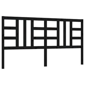 vidaXL Bed Headboard Bed Header Bedroom Furniture Black 186 cm