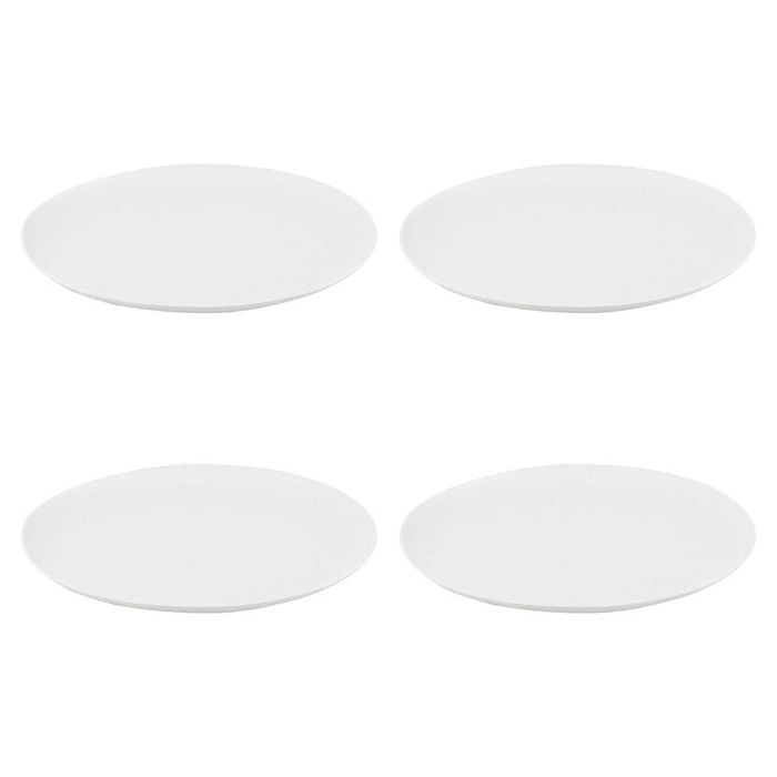 Ladelle Flinders Set of 4 Plates - White