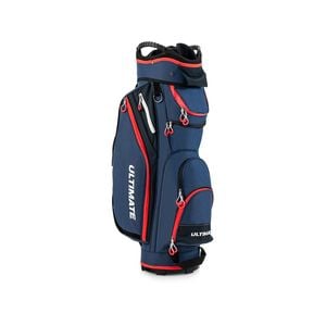 Costway Golf Stand Cart Bag W/14 Dividers&rain Hood Blue
