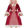 Medieval Girls Red Princess Costume - 6-8