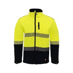Citeco Yellow Hi Vis Soft Shell Jacket - Medium