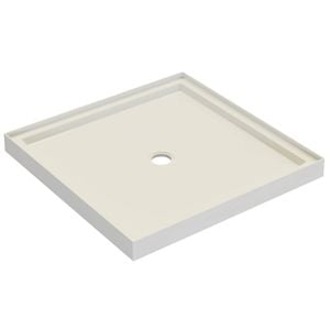 Stein 750 x 750mm White 4-Sided Square Acrylic Shower Tray 
