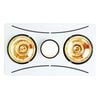 HPM 2 x 275W White LED 3 In 1 Bathroom Heater / Ducted